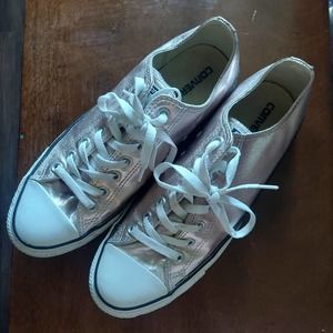 Adult Converse Chuck Taylor All Star Ox Unisex Shoes Rose Quartz/White